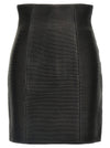 Balmain Hw Rolled Skirt