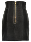 Balmain Hw Rolled Skirt