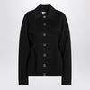 Sportmax Single-breasted black wool jacket