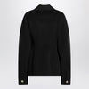 Sportmax Single-breasted black wool jacket