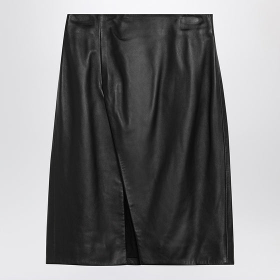 LouLou De Saison Akare black leather skirt