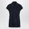 Weekend Max Mara Blue wool-blend belted jacket
