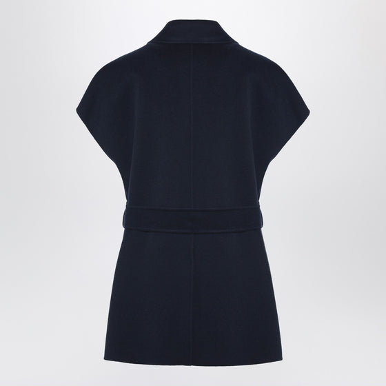 Weekend Max Mara Blue wool-blend belted jacket
