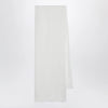 Destin White silk and cashmere-blend scarf