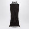 Black mesh mini dress by Sportmax