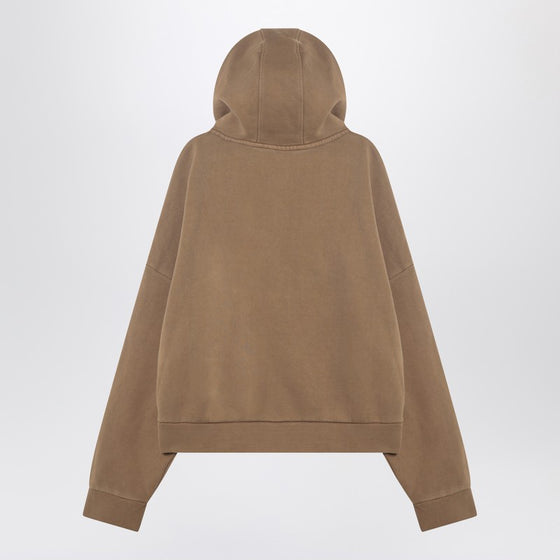 Entire Studios Beige zip-up sweatshirt in cotton