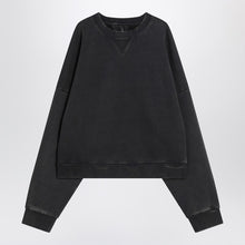  Entire Studios Washed black sweatshirt in cotton