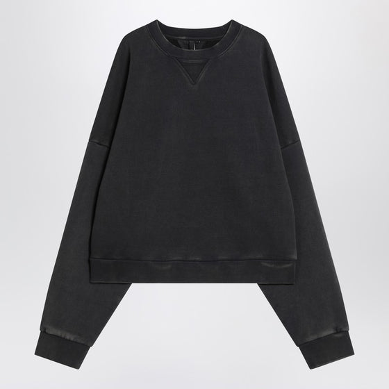 Entire Studios Washed black sweatshirt in cotton