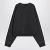 Entire Studios Washed black sweatshirt in cotton
