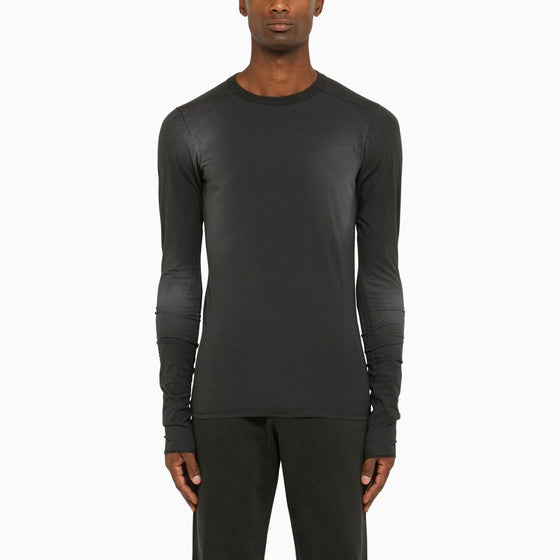 Entire Studios Washed-out black crew-neck T-shirt
