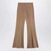 Entire Studios Cotton beige flared trousers
