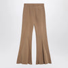 Entire Studios Cotton beige flared trousers
