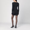 Entire Studios Mini black dress in nylon blend