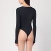 Entire Studios Black nylon-blend bodysuit