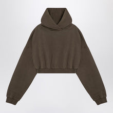  Entire Studios Organic cotton military green cropped sweatshirt