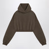 Entire Studios Organic cotton military green cropped sweatshirt