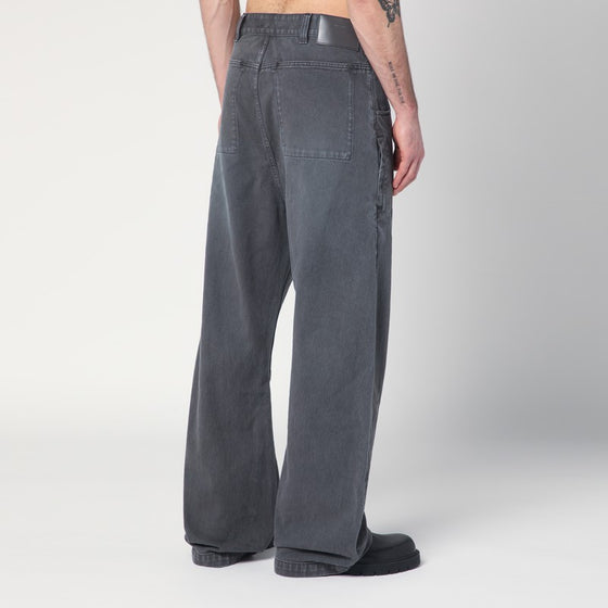 Entire Studios Washed grey denim trousers