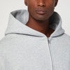 Entire Studios Grey zip cotton sweatshirt