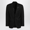 Lardini Black single-breasted jacket in wool blend
