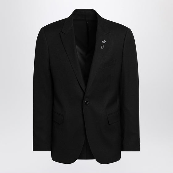 Lardini Black single-breasted jacket in wool blend