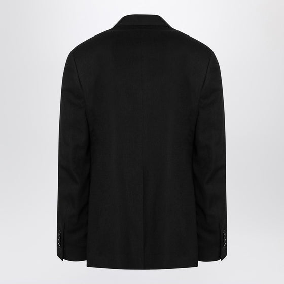 Lardini Black single-breasted jacket in wool blend