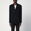Lardini Black double-breasted jacket
