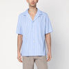 Lardini Bowling-style light blue shirt in cotton