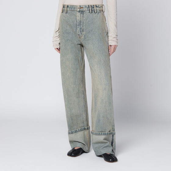 Entire Studios Wide-leg jeans with washed effect