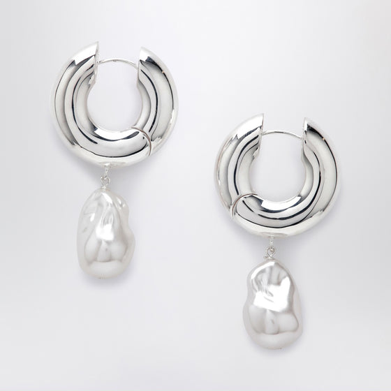 éliou Pearl silver earrings