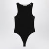 Entire Studios Black viscose jersey bodysuit