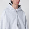 Entire Studios Grey cotton zip-up hoodie
