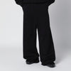 Entire Studios Black wide-leg cotton jogging trousers