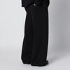 Entire Studios Black wide-leg cotton jogging trousers