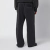 Entire Studios Washed black cotton jogging trousers