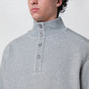 Entire Studios Grey cotton buttoned sweater