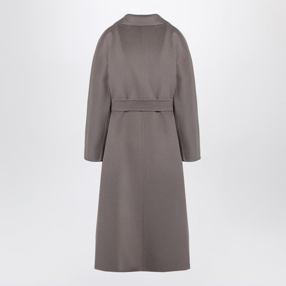 S Max Mara Grey midi coat in wool drap