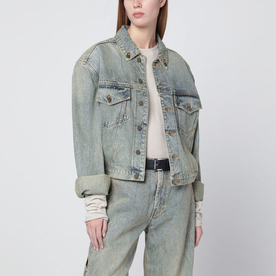 Entire Studios Denim jacket with washed effect