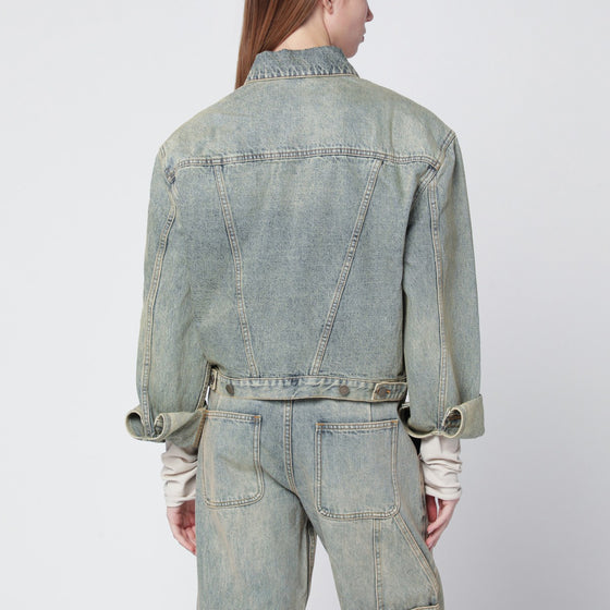 Entire Studios Denim jacket with washed effect