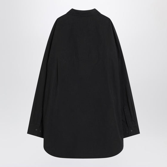 Entire Studios Oversized black shirt in cotton