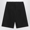 Entire Studios Wide black bermuda shorts in cotton