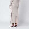 Entire Studios Light beige long wool skirt
