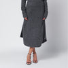 Entire Studios Smoke grey wool-blend midi skirt