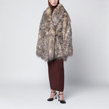  Entire Studios Juno faux fur coat with belt