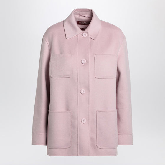 Max Mara Studio Pink wool blend jacket
