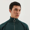 1989 STUDIO Dark green raglan sweater