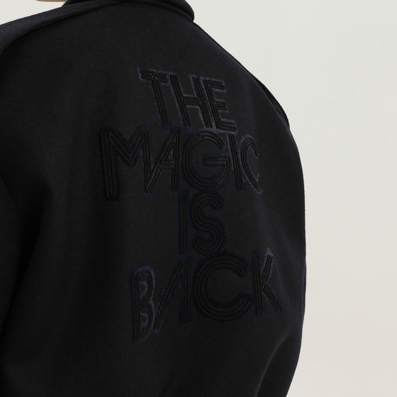 1989 STUDIO Magic bomber in blue wool