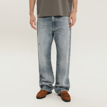  1989 STUDIO Rhodesian pants in stone blue denim