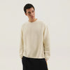 1989 STUDIO White ribbed sweater with slits