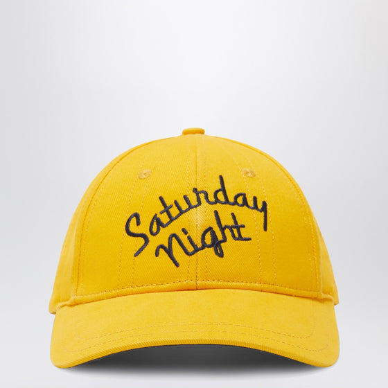 1989 STUDIO Saturday Night yellow baseball cap