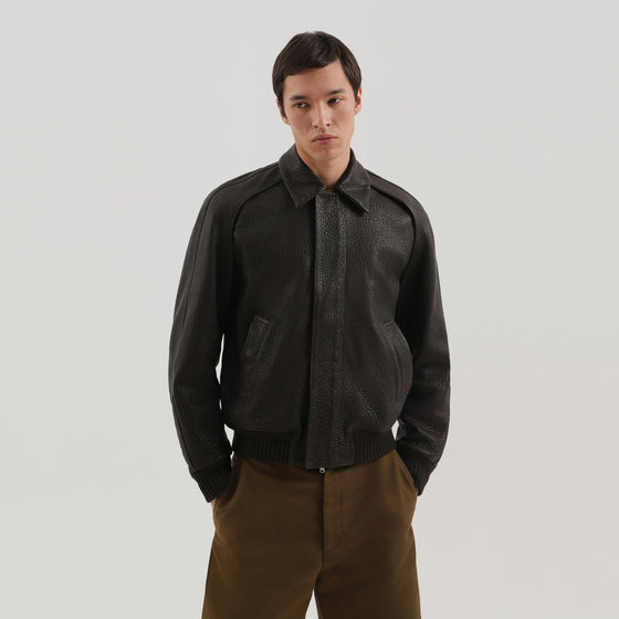 1989 STUDIO Brown leather jacket